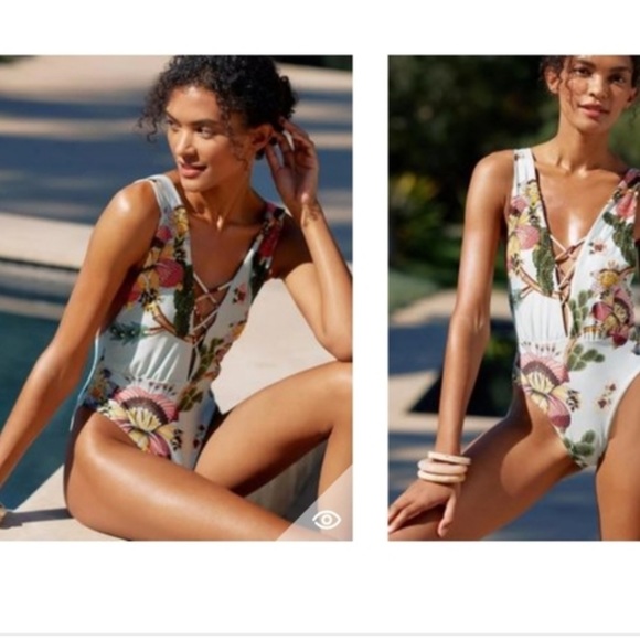 Agua Bendita Becca Varenna Reversible 1Pc Swimsuit Size XL - Picture 4 of 14